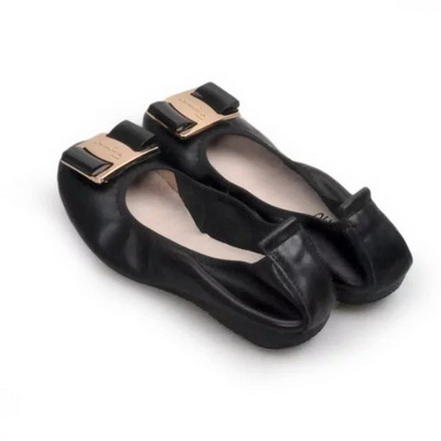 Ferragamo Shallow mouth flat shoes Women--045